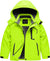 CREATMO Boys Waterproof Ski Jacket Warm Winter Lemon
