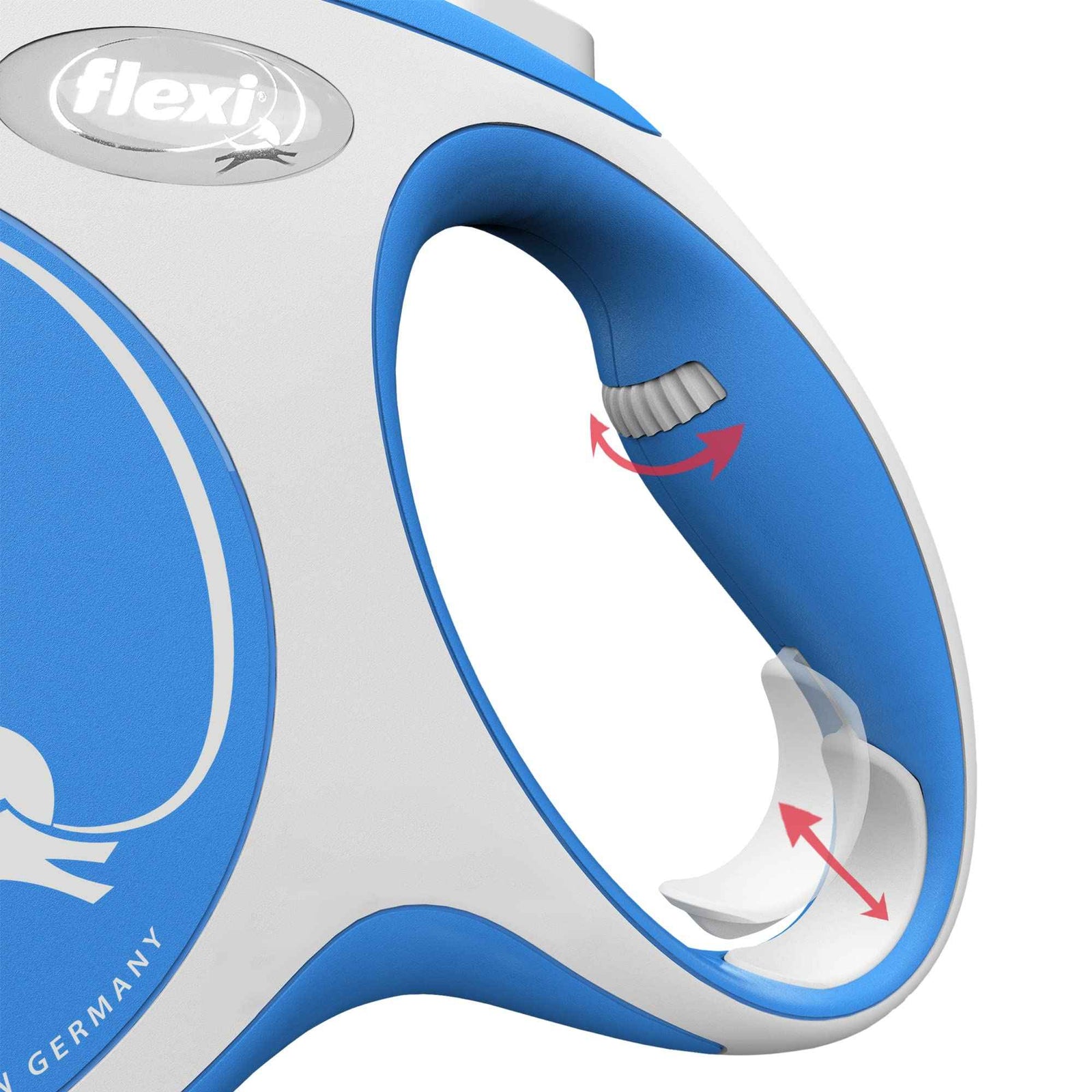 Flexi Tape 5m Blue For Dog