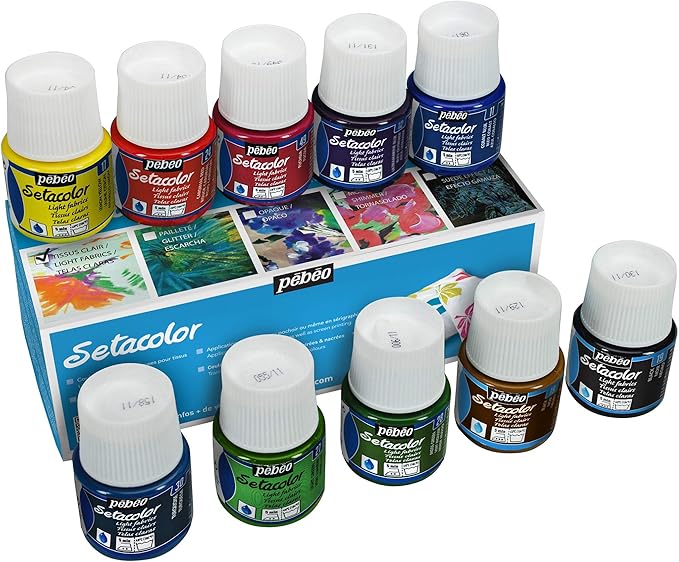 Pebeo Paint Set, 45ml, 10 pieces Suitable for artists, students, and hobbyists