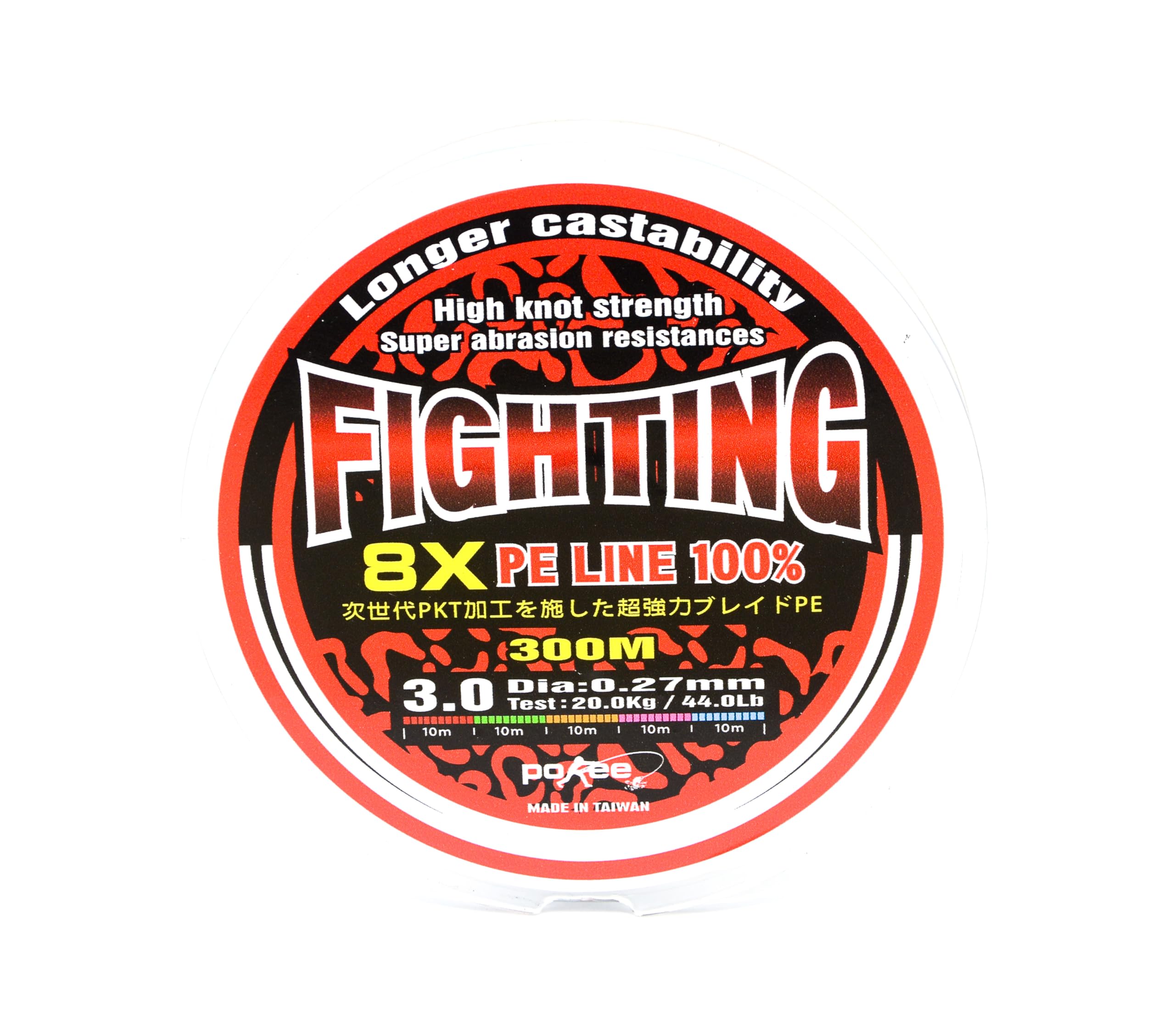 Pokee 8X Fighting PE Braided Fishing Line – 300m