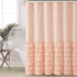 Melanie Ruffled Shower Curtain – Elegant & Water-Resistant Design-182cm *182cm
