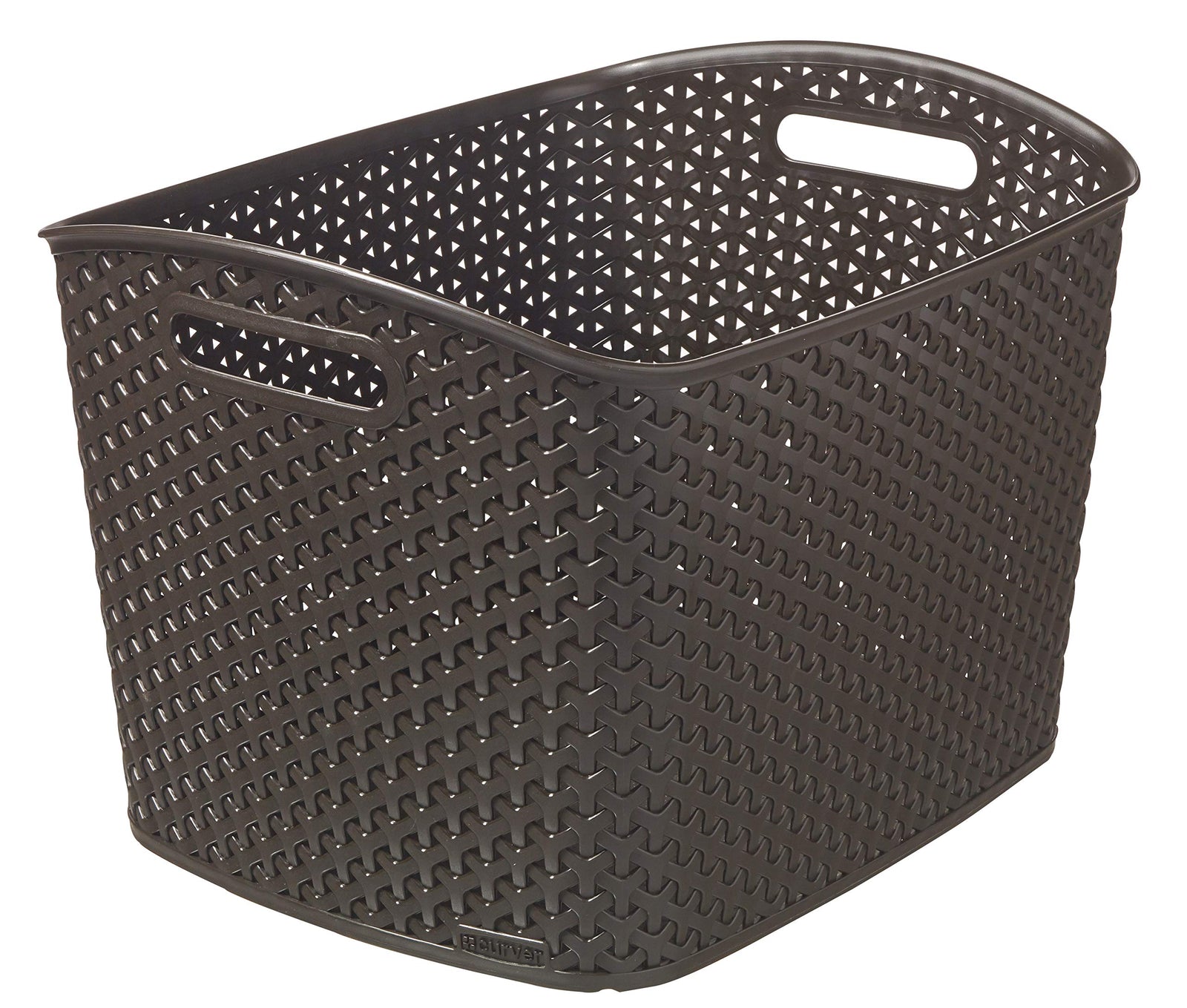 سلة ماي ستايل اميلي من كيرفر، راتان، بني داكن، 35 × 25 × 10 سم