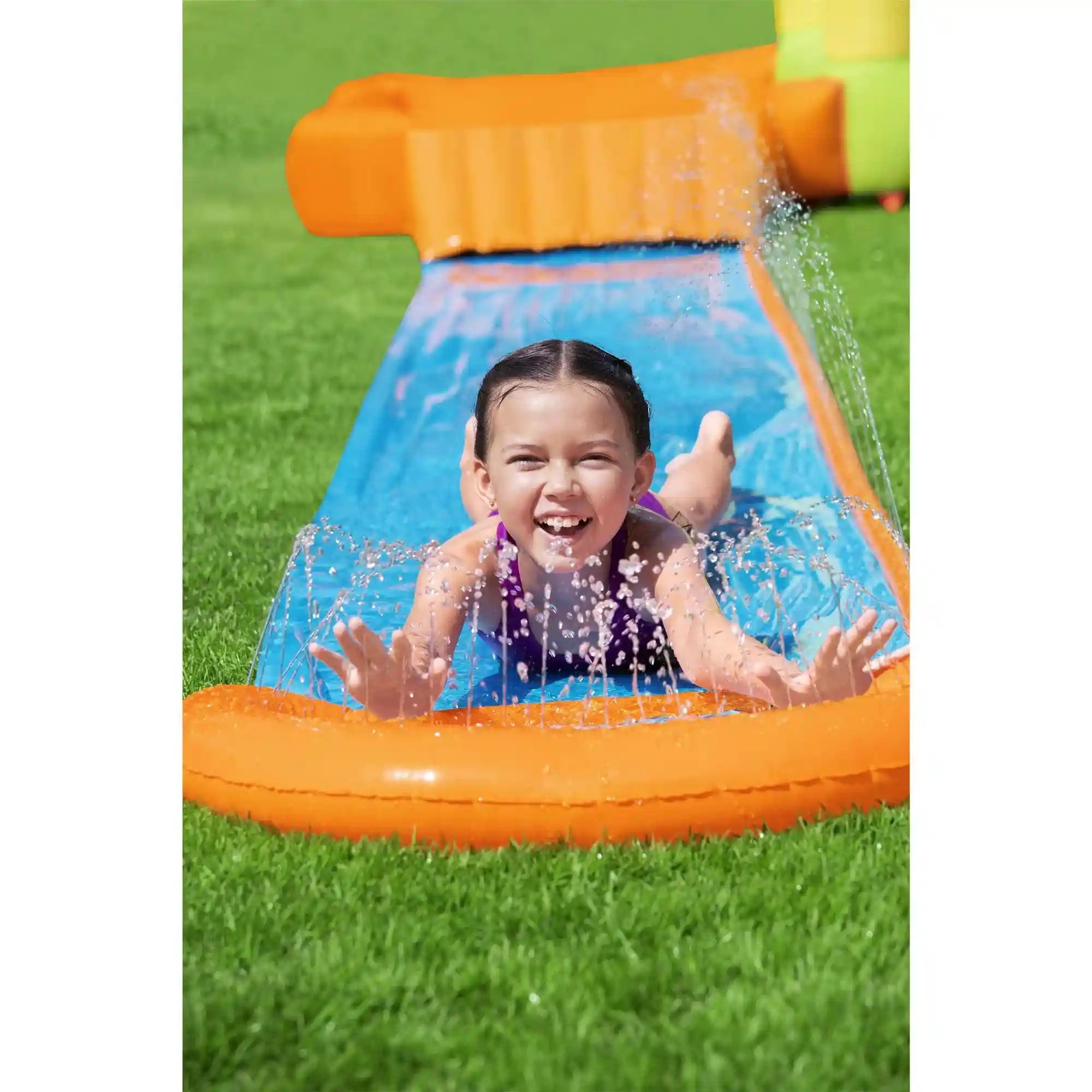 بيت لعب قابل للنفخ للأطفال مع منزلق مائي من بيست واي H2OGO!