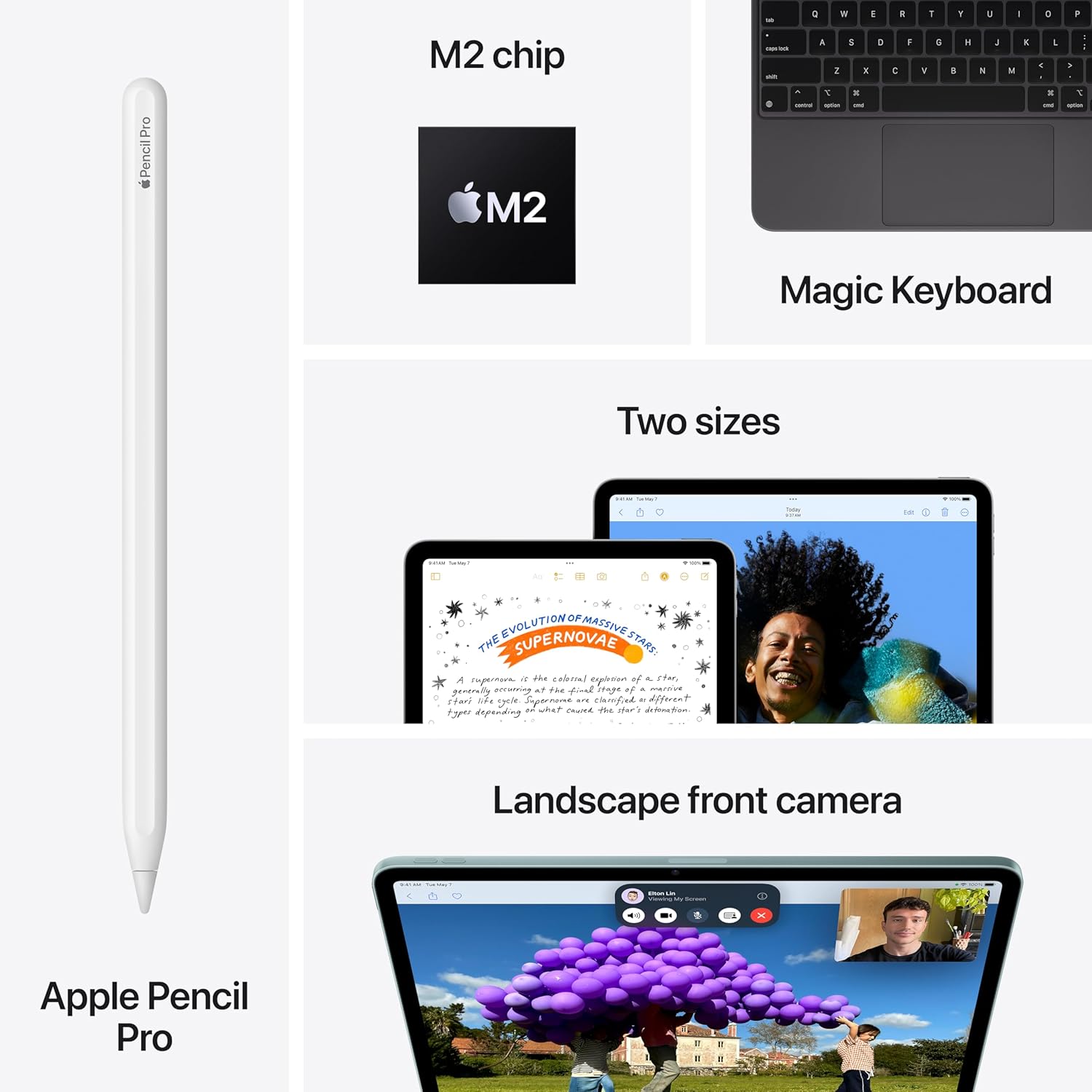 Apple iPad Air 13-inch M2 256GB Wi-Fi Blue (Open Box)- Active