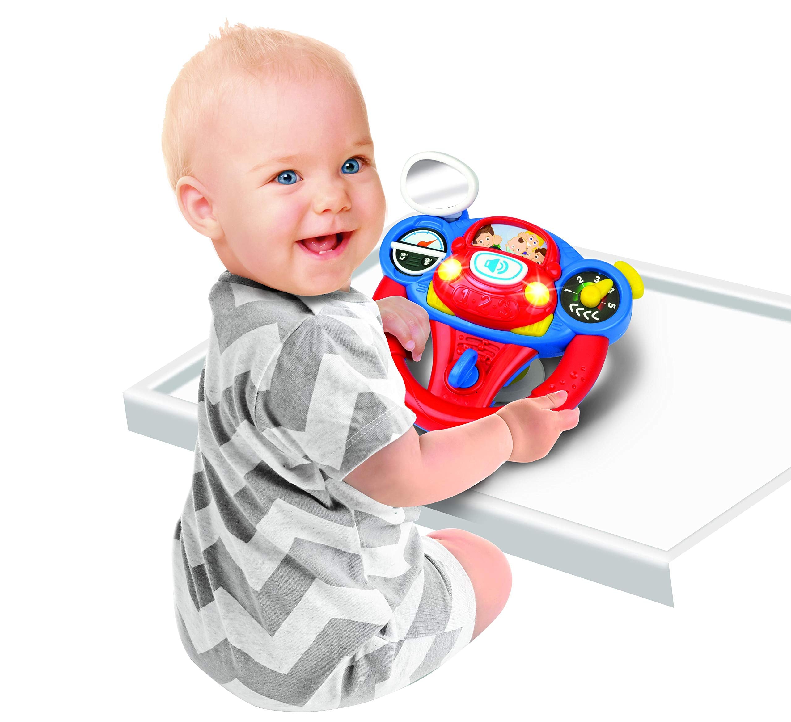winfun 000684-NL Steering Wheel for The Little Student Driver