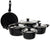 Top Chef 9-Piece Granite Cookware Set – Durable Non-Stick Design (18/20/24/28 Pots + 26 cm Frying Pan)