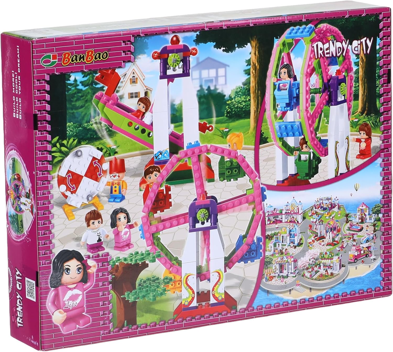 BanBao - Girl Series Fun Park Building Toy (401 Pieces)