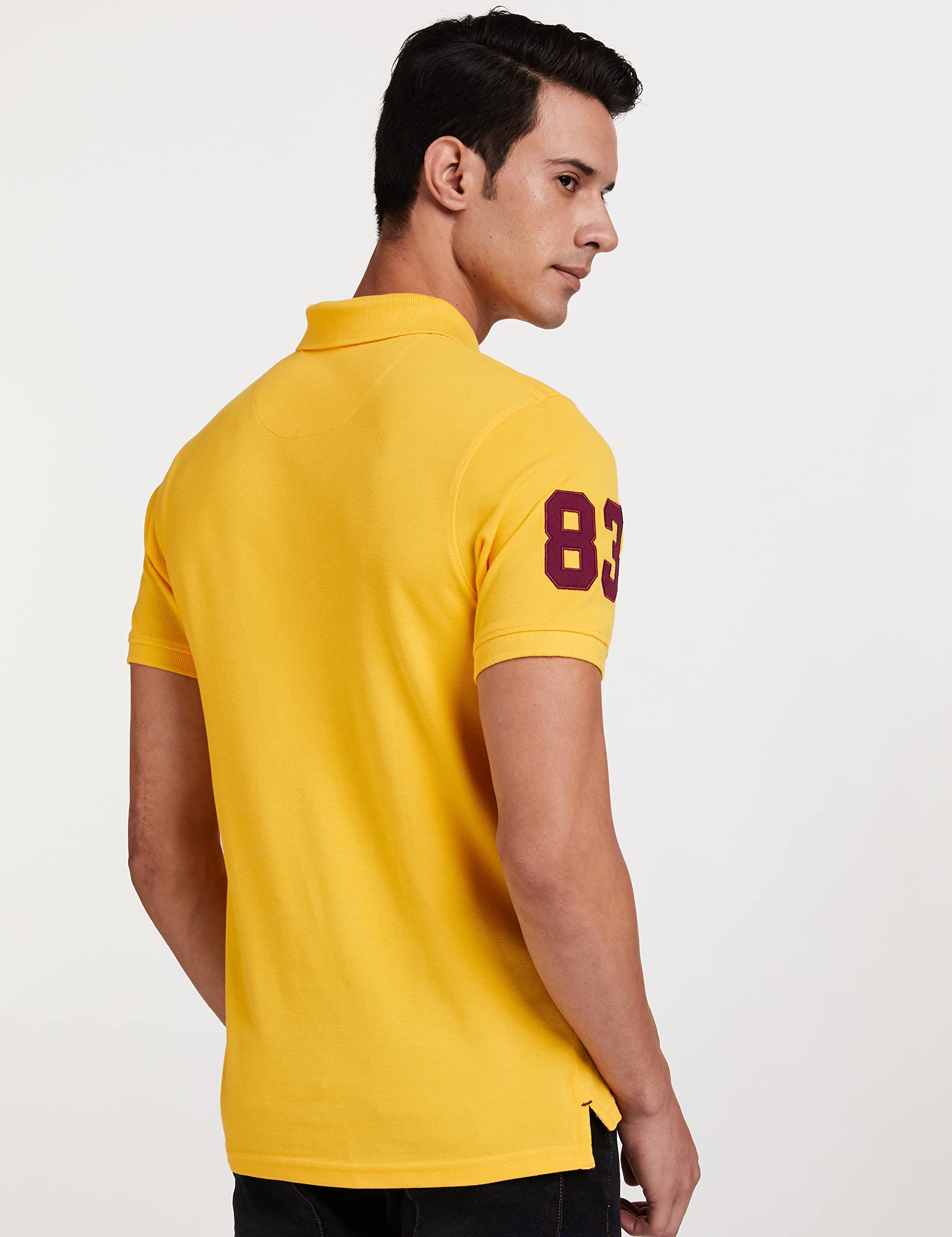 Deniklo Men’s Classic Solid Polo – Regular Fit