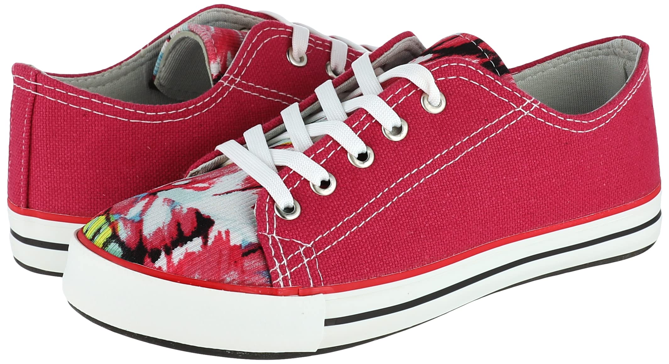 OX Canvas Sneakers For Women Easy to style with casual and sporty outfits. - Safqqa Egypt