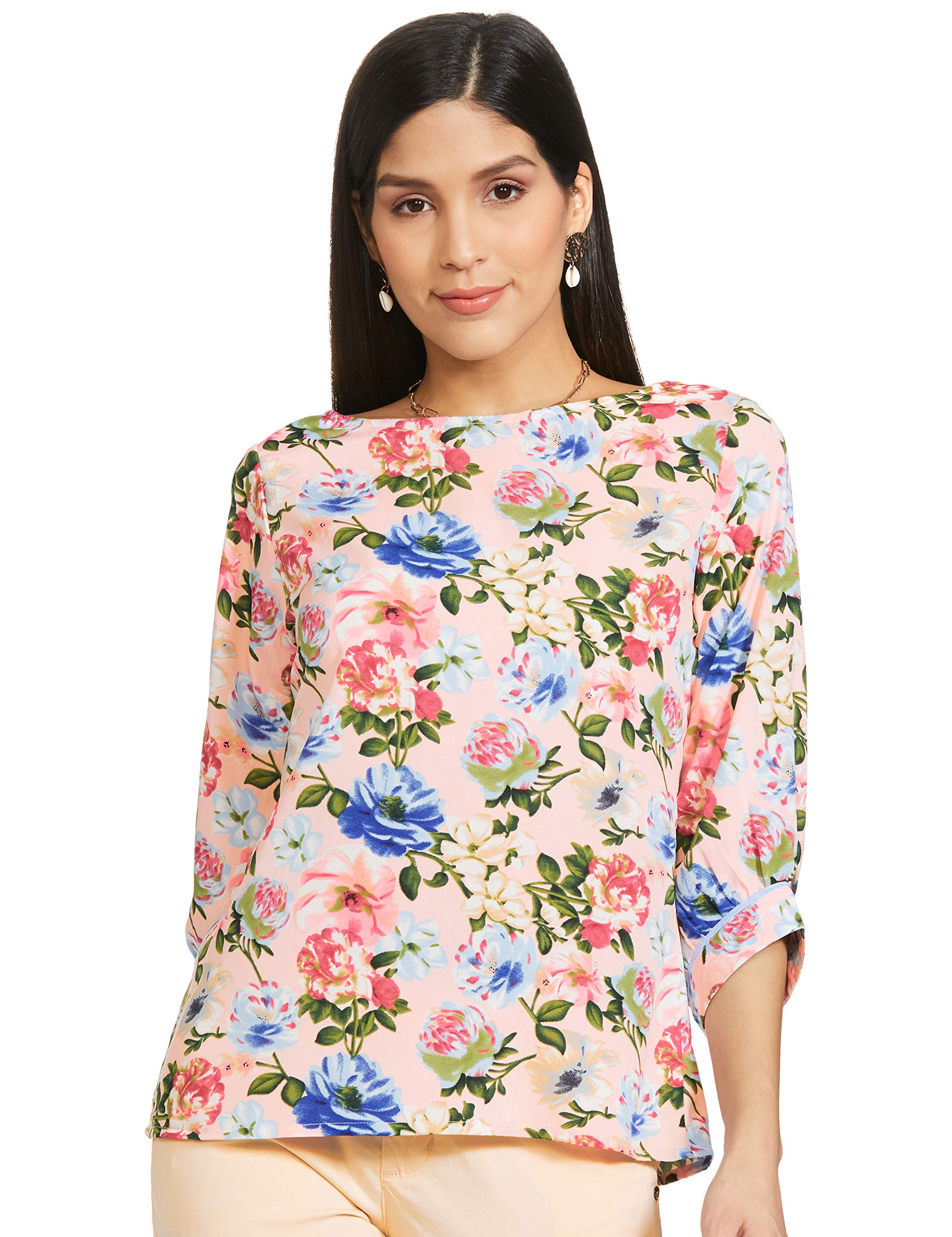 Krave Women Floral Regular Blouses - Safqqa