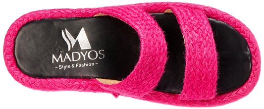 MADYOS womens R1501G40 Flat Slipper