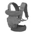 Infantino 4-in-1 Baby Carrier - Ergonomic, Convertible, Face-in and Face-Out Front and Back Baby Carrier for Newborn to Toddler 3,6-14,5kg, Grey