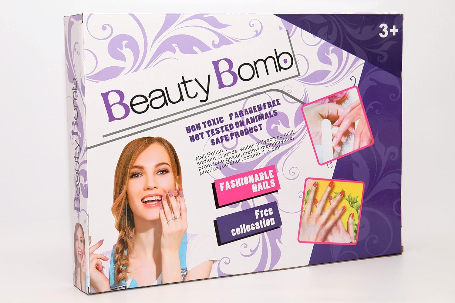 Beauty Bomb Nail Polish Machine Toy Kids Beauty Play Set – Safqqa Egypt
