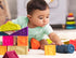 B. toys - elemenosqueeze baby blocks - 26 stacking blocks with shapes numbers, animals & textures - bpa free soft blocks for babies 6m+ (26-pcs)