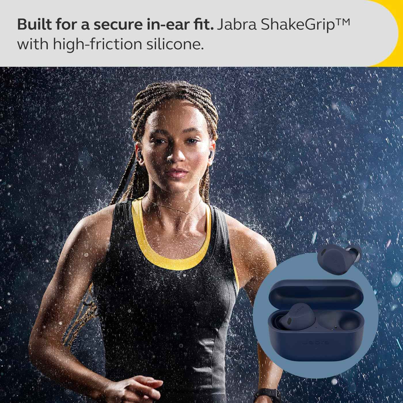 Jabra Elite 8 Active True Wireless Earbuds – Bluetooth Sports Earbuds with Secure in-Ear Fit for All-Day Comfort - Military Grade Durability, Active Noise Cancellation, Dolby Surround Sound - Navy – Safqqa Egypt