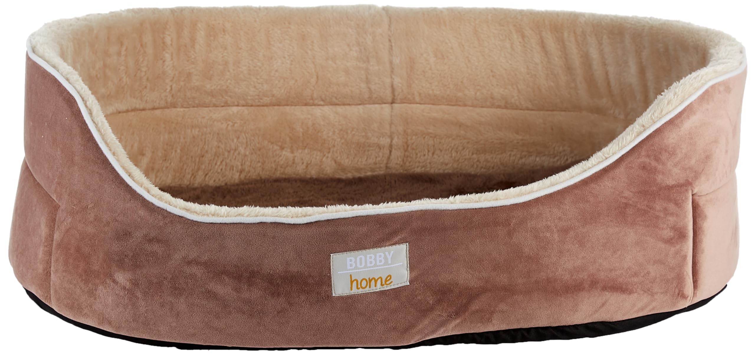 سلة للحيوانات الأليفة من بوبي أستريد باللون الرملي توفر مساحة مريحة للراحة للكلاب والقطط. يبلغ حجمها ٧٠ سم، مصنوعة من خامات ناعمة ومتينة لضمان شعور الحيوان بالراحة والأمان