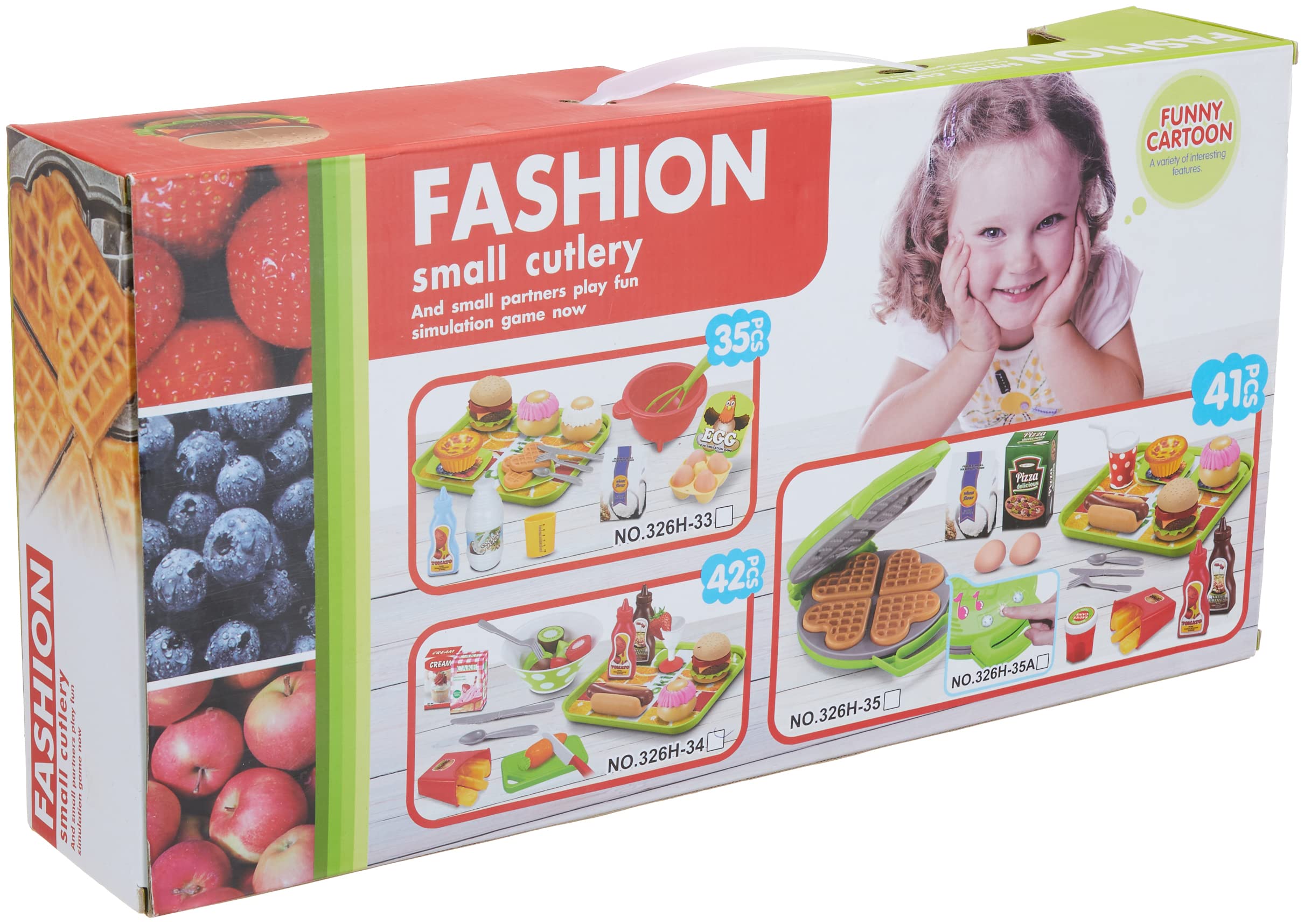 Xing Jia Toys 326H-34 Fashion Small Cutlery Set