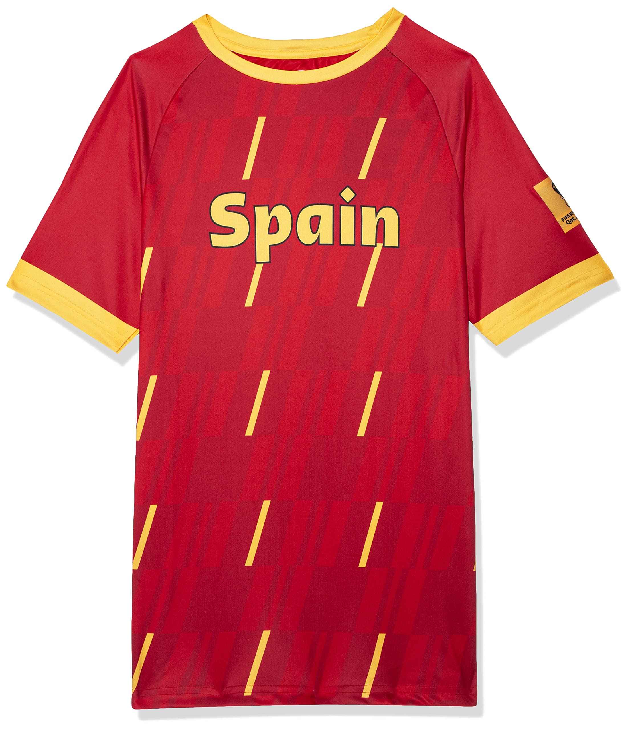 FIFA World Cup Qatar 2022 SPAIN MEN'S TSHIRT - RED - L - Safqqa Egypt