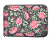Dragon Leather Pocket Sleeve With Flowers Design And Zipper Pocket For Laptop And Tablets 15.6 Inch - Multi Color - Safqqa Egypt