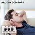 Honeywell Moxie V1200 True Wireless Bluetooth Earbuds – 26H Playtime, Type-C Fast Charging, IPX4 Water Resistant, Bluetooth 5.3, Touch Control, Voice Assistant – Black