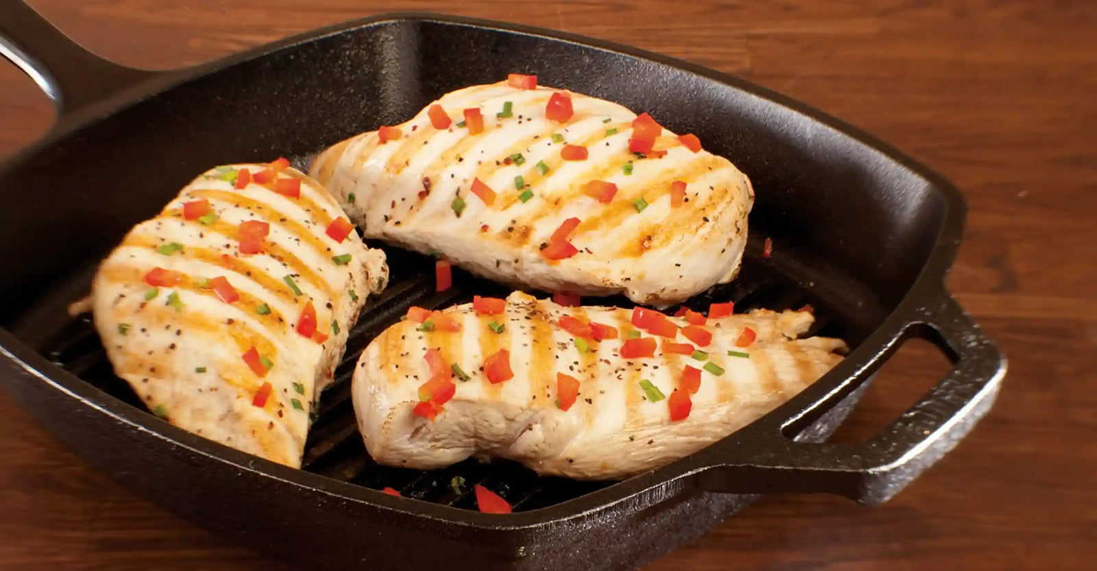 Logic Pre-Seasoned Cast Iron Grill Pan – 10.5 Inch