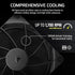 CORSAIR RS140 140mm PWM Fans Dual Pack Black