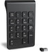 2.4G Wireless Numeric Keypad – Slim, Silent & Ergonomic 18-Key Number Pad with USB Receiver - Safqqa Egypt