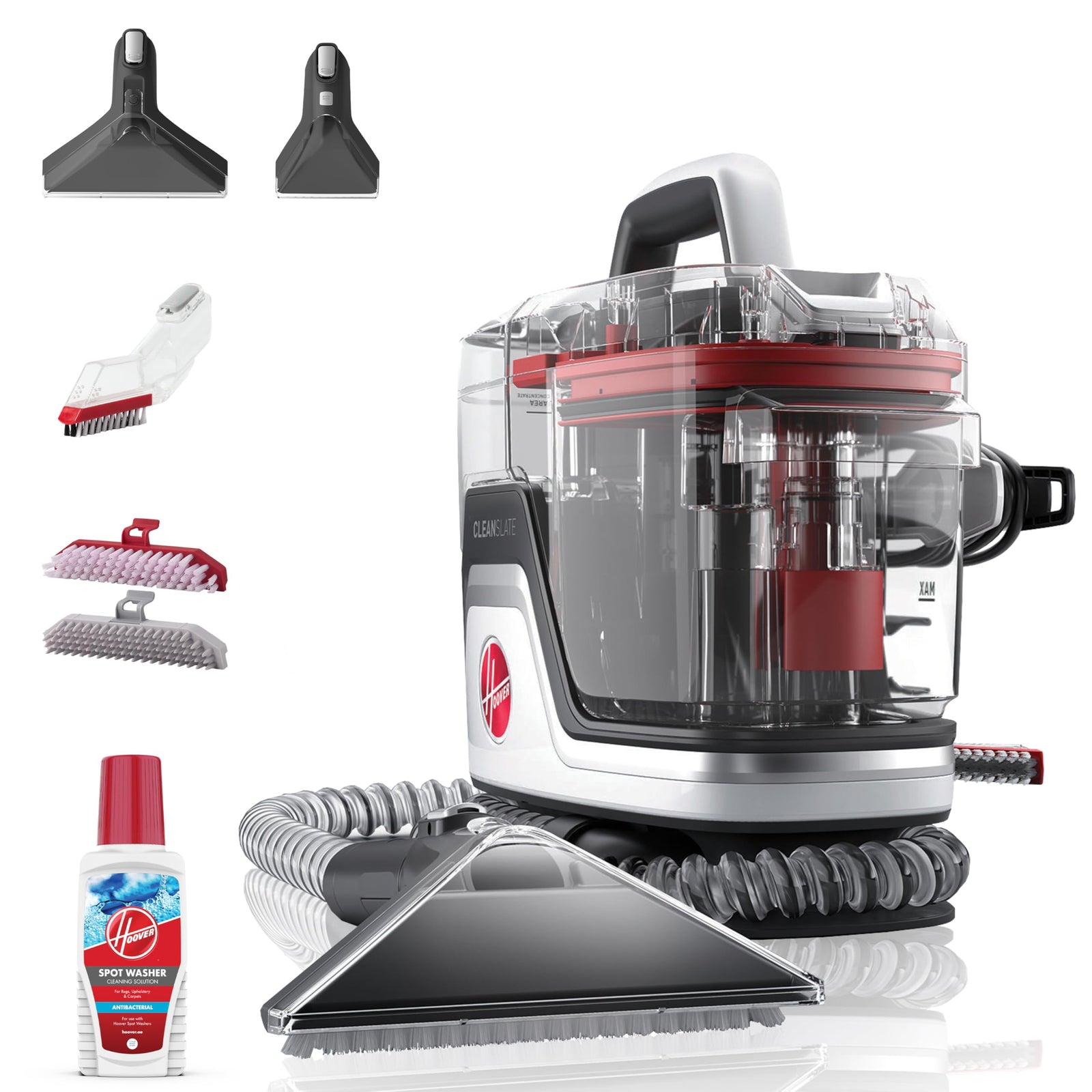 Hoover Cleanslate Carpet & Upholstery Powerful, Multi-purpose Spot Cleaner, Stain Remover, Portable, CDSW-MPME  -Lightly used and the liquid is available but missing.