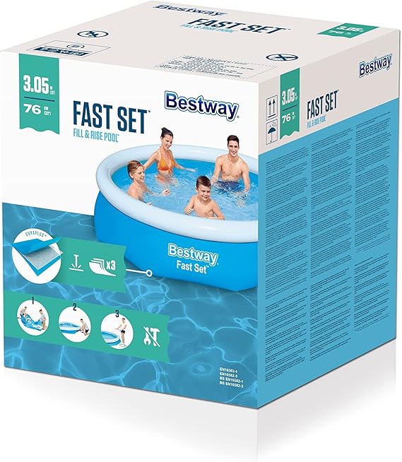 Bestway Fast Set 10 ft Inflatable Paddling Pool