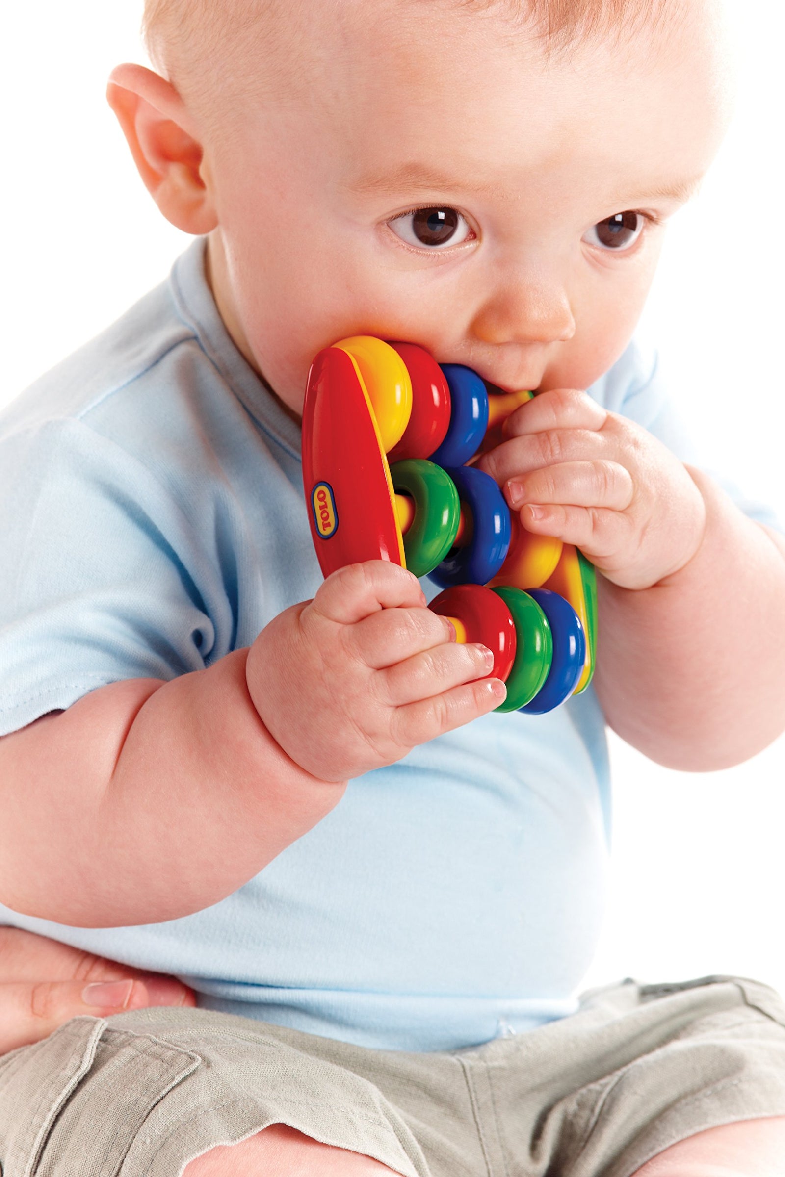 TOLO - abacus rattle  Encourages hand-eye coordination and fine motor skills