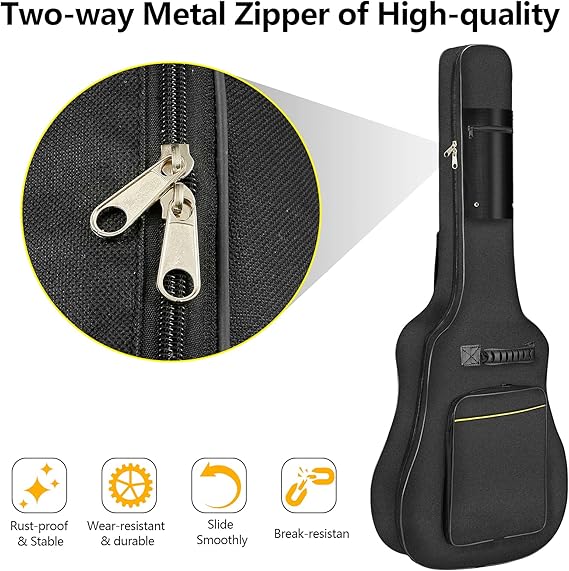 LHTECHTOY Guitar Bag 40–41 Inch Acoustic Gig Bag Backpack Oxford Case