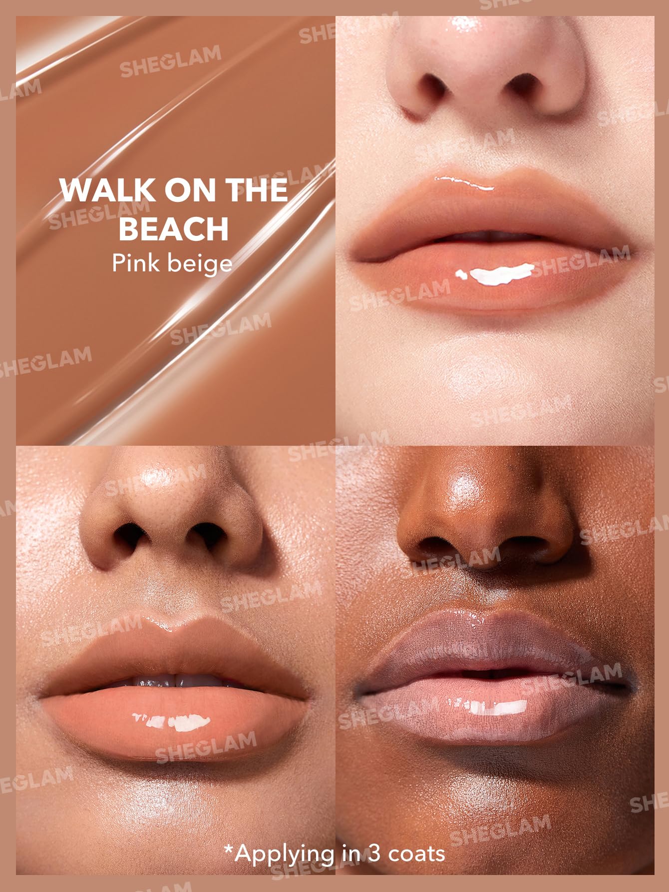 Sheglam Shine Lip Plumper Pout Perfect - Walk on the Beach