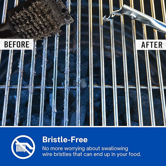 أداة تنظيف الشواية من  Grill Floss مصممة لجعل تنظيف الشوايات سريعًا وسهلًا وفعالًا.