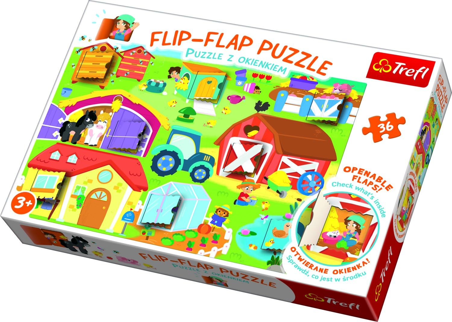 Trefl 14271 Flip-Flap Puzzle, Multi-Color
