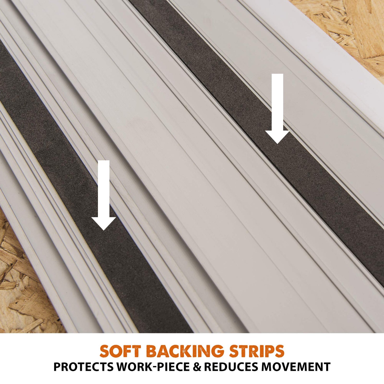 مسطرة التوجيه إيفوليوشن باور تولز ST1400 بطول 1400 مم هي أداة احترافية تساعد على تنفيذ قصات مستقيمة ودقيقة عند استخدامها مع المناشير الدائرية المتوافقة. يتكون المسار من قطعتين (٧٠٠ مم + ٧٠٠ مم)