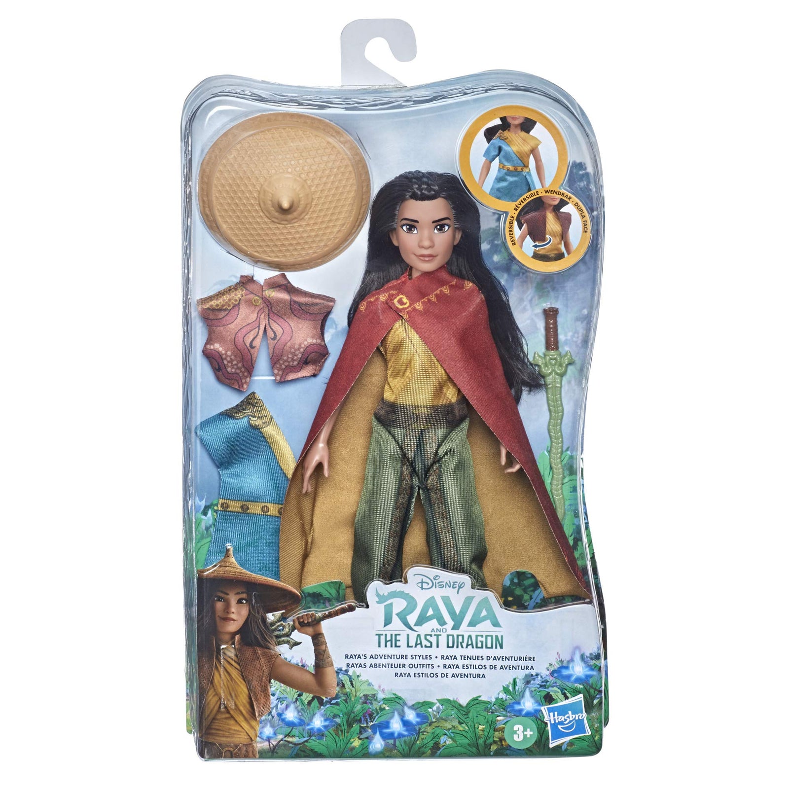 Disney Raya and The Last Dragon Adventure Styles Doll - Fashion Doll with Accessories for Kids 3 Years and Up
