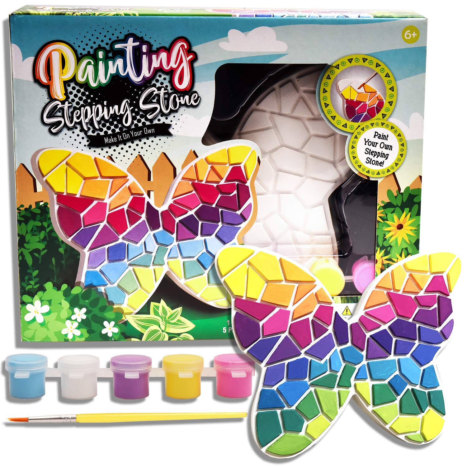 Sio Star Butterfly Plaster Painting Kit Creative Coloring Set for Kids – Safqqa Egypt
