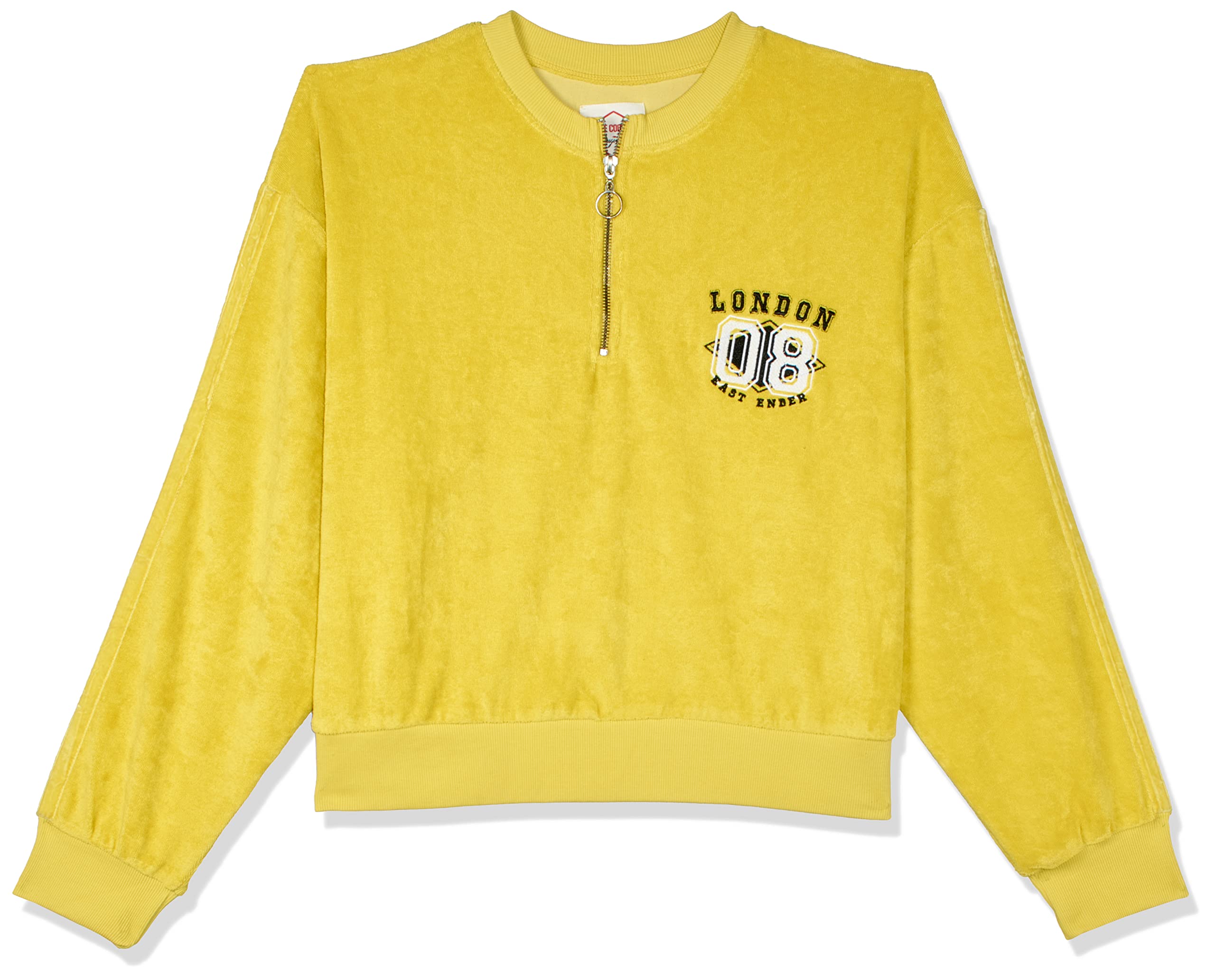 Lee Cooper Regular Sweatshirt With Half Zipper For Women,Soft and cozy fabric for all-day comfort.