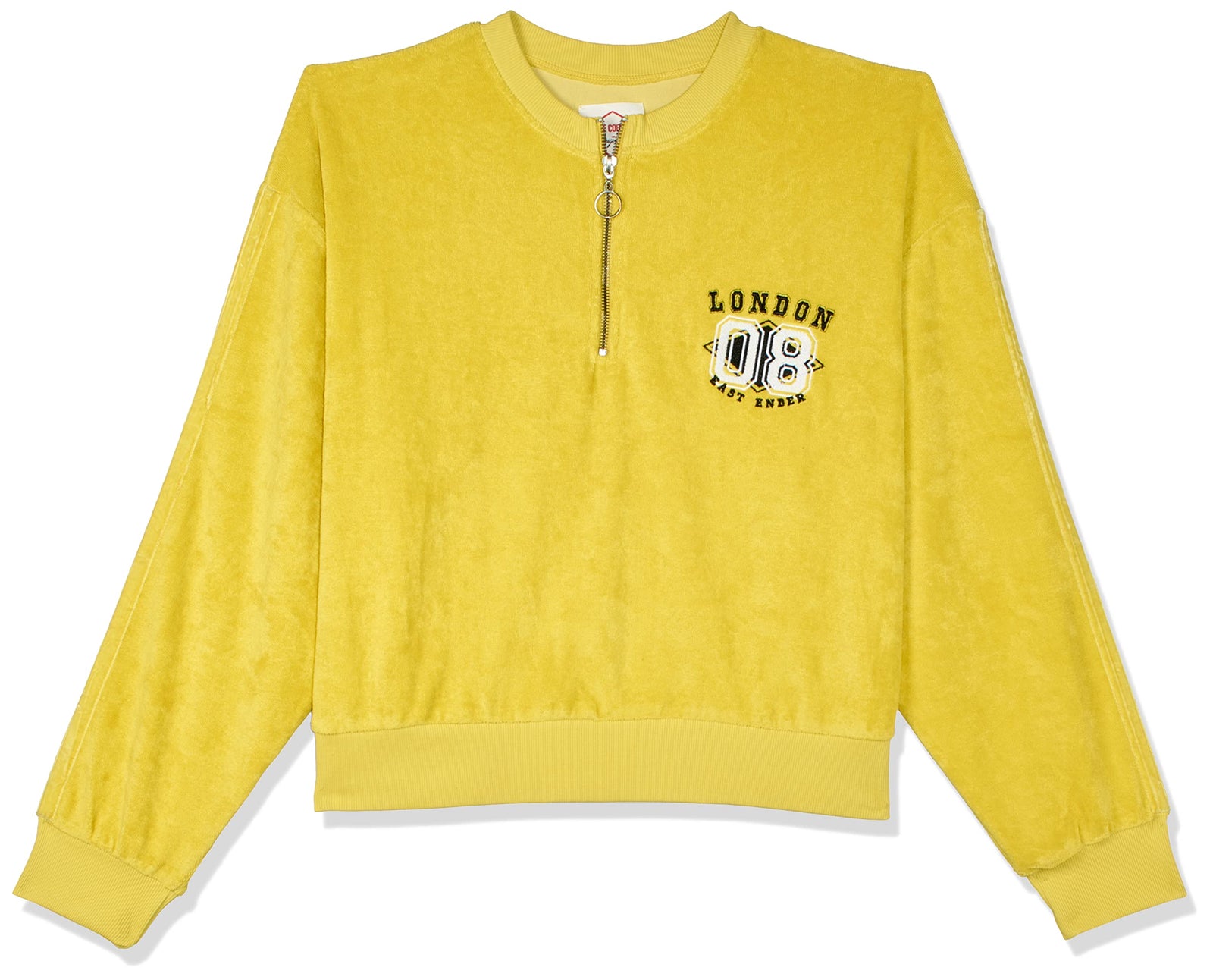 Lee Cooper Regular Sweatshirt With Half Zipper For Women,Soft and cozy fabric for all-day comfort.