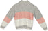 Concrete Girls' Mock Neck Pullover Sweater with Contrast Stripe - Model C521PL4-W23-39N-1069