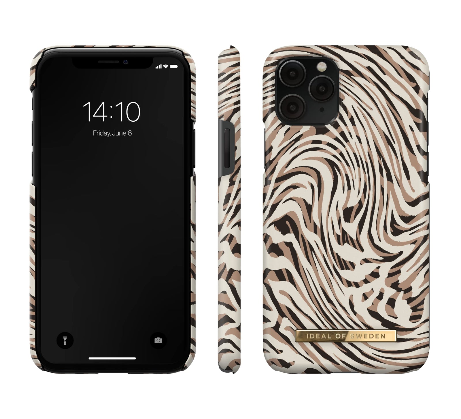 IDEAL OF SWEDEN Fashion Case iPhone 11 Pro/XS/X Hypnotic Zebra