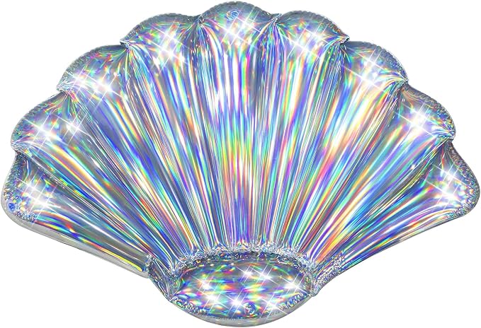 Inflatable Glitter Shell Pool Float – Safqqa Egypt