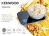 Kenwood Digital Kitchen Scale – 8kg/22lbs Capacity, Tempered Glass, Touch Control (WEP50.000BK)