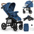 عربة الأطفال ليونيلو – أزرق وبني مصممة للراحة والأمان والسهولة أثناء التنزه مع طفلك. تتحمل وزنًا يصل إلى 22 كجم، وتتميز بستارة مع نافذة، عجلات EVA لسهولة الحركة