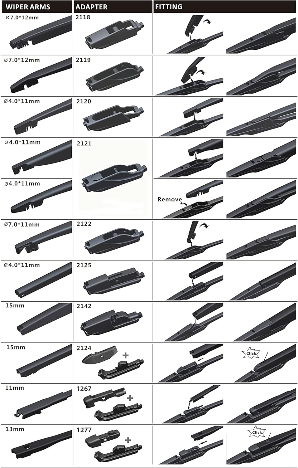 Bottari Rear Wiper Blade 300mm Complete Car Windshield Wiper 1 Piece – Safqqa Egypt