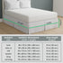 Levinsohn Lux Hotel Microfiber Bed Skirt with Elegant Tailored Design