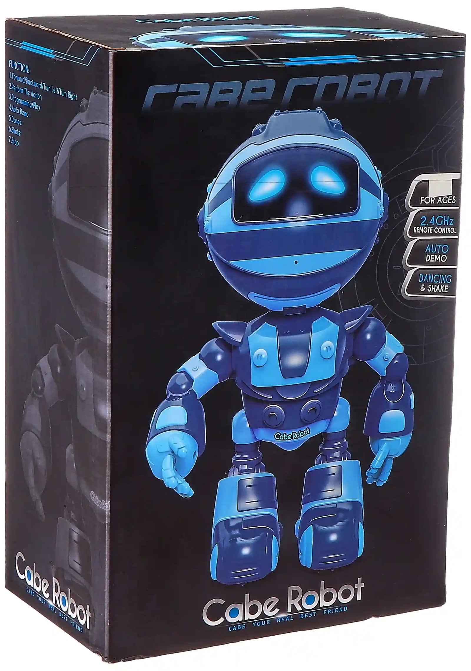 روبوت تحكم عن بعد من Generic موديل 2028-80A مصمم للعب الممتع والتعليم. يمكن التحكم فيه عن طريق جهاز التحكم ليحركه في اتجاهات متعددة ويؤدي حركات مختلفة