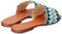 "SWAY 1cm Slippers – Stylish Straw/Canvas with Net Strap Design" - Safqqa Egypt