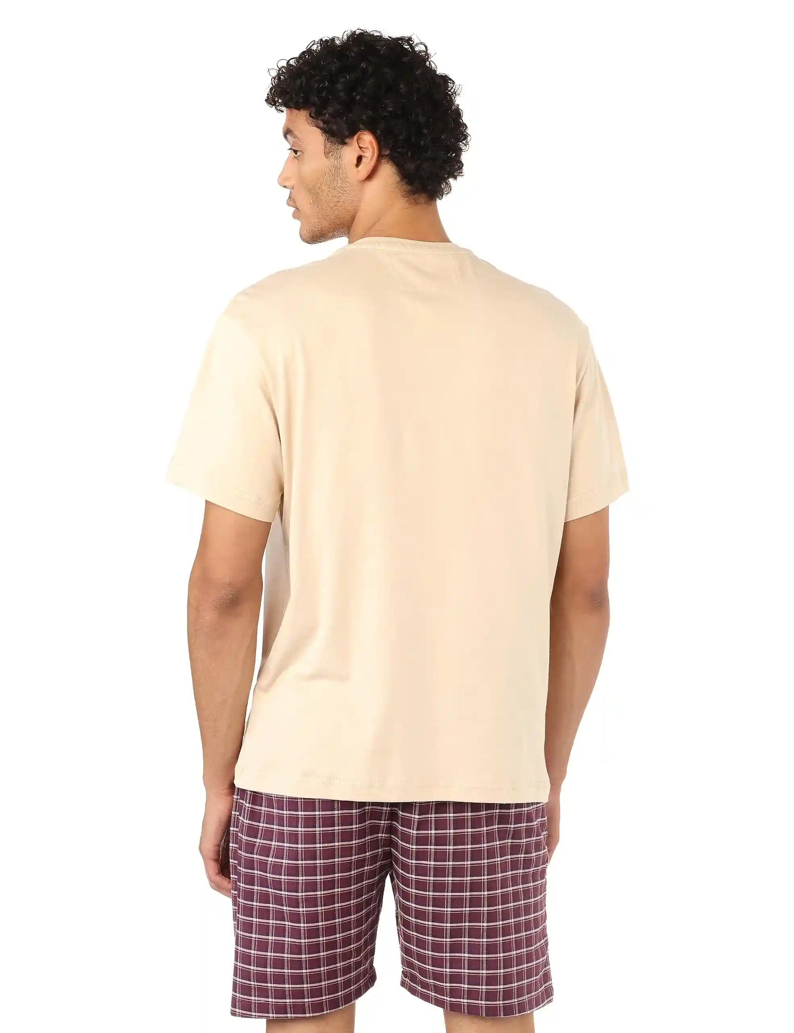 Chummy Mens Plaid Shorts Pajama Set - Safqqa Egypt