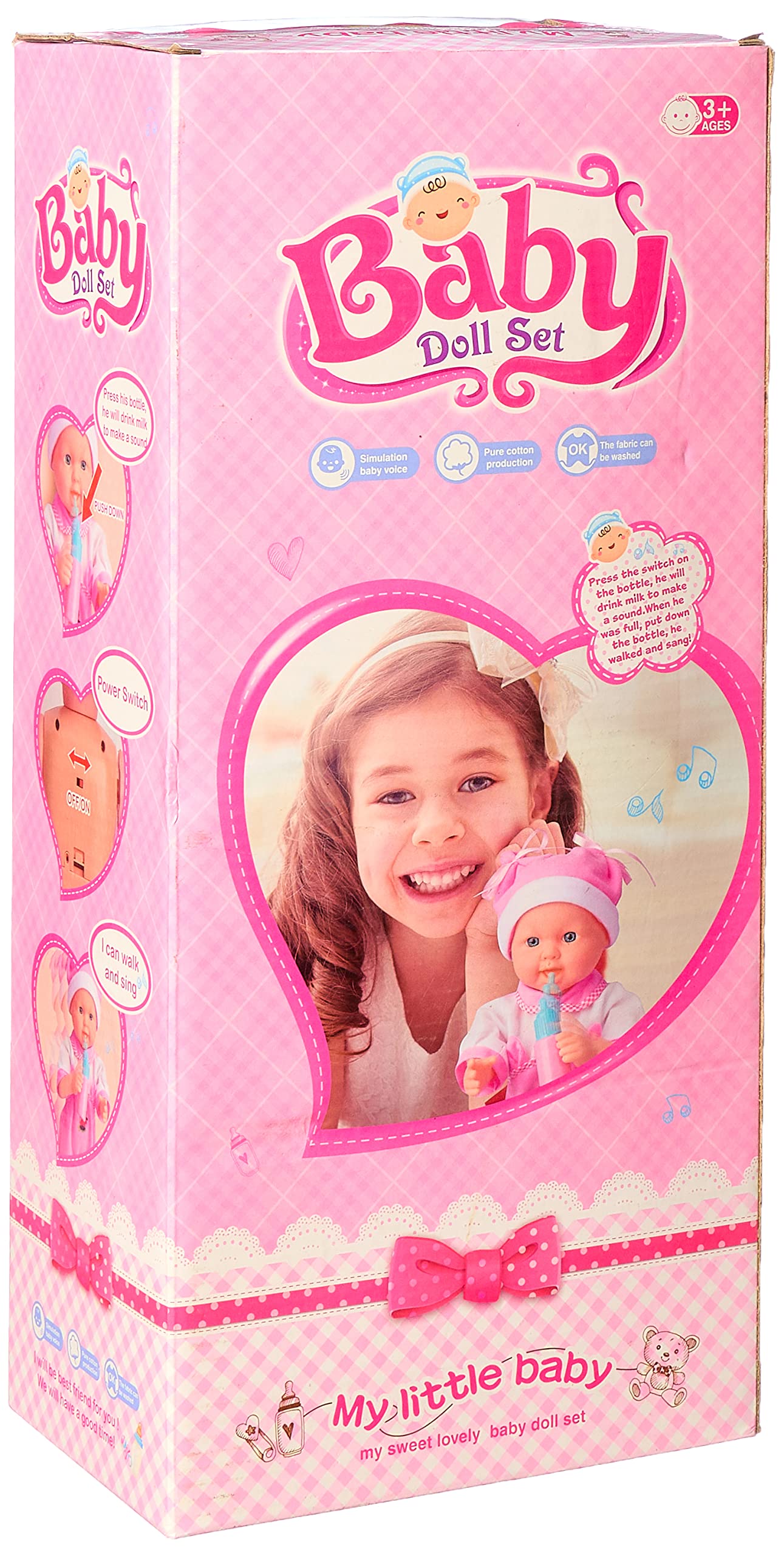 لعبةدمى طفل + 3 سنوات 